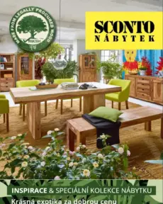 SCONTO Nábytek – Nábytek z masivu leták od 01.03. – 31.12.