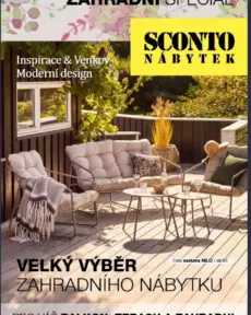 SCONTO Nábytek – Zahradní speciál leták od 24.03. – 30.09.