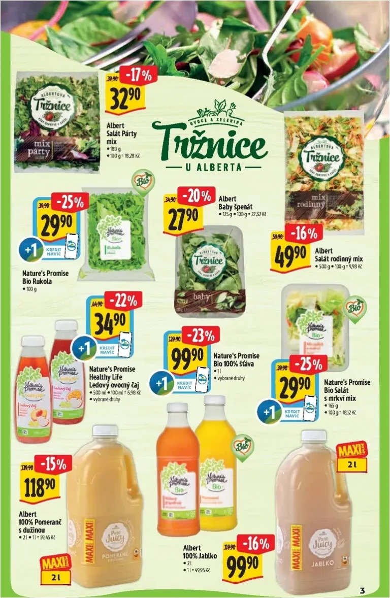 Akční leták Albert Hypermarket – Bio platný od 13.05.2026 - strana 3