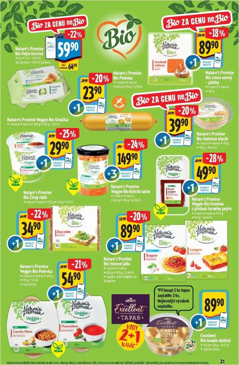Akční leták Albert Hypermarket – Bio platný od 13.05.2026 - strana 21