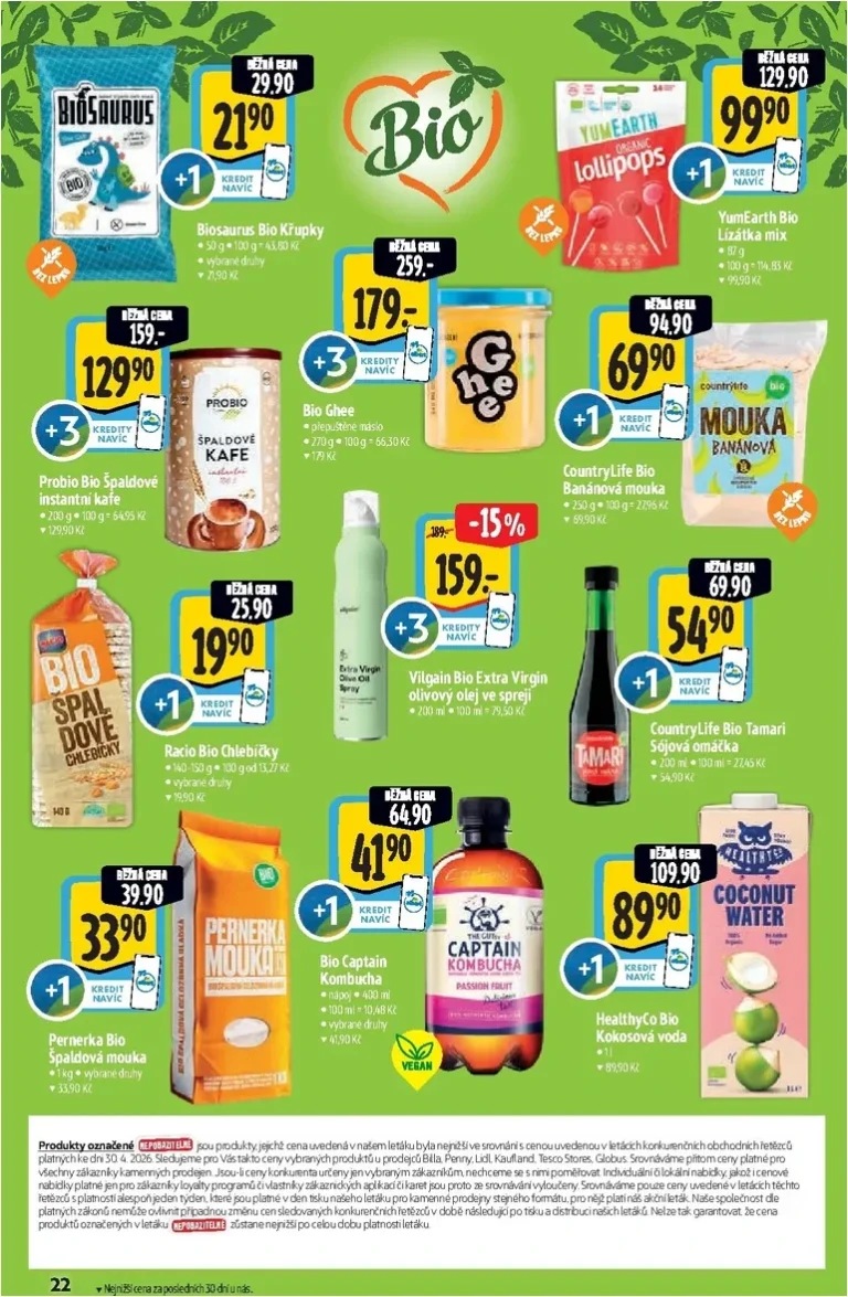 Akční leták Albert Hypermarket – Bio platný od 13.05.2026 - strana 22