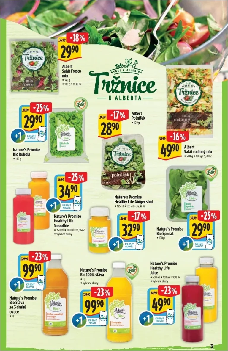 Akční leták Albert Supermarket – Bio platný od 13.05.2026 - strana 3