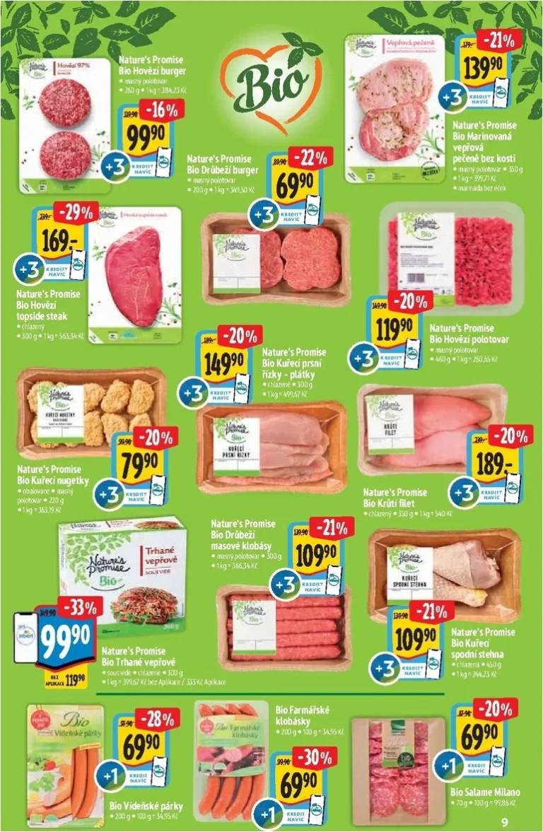 Akční leták Albert Supermarket – Bio platný od 13.05.2026 - strana 9