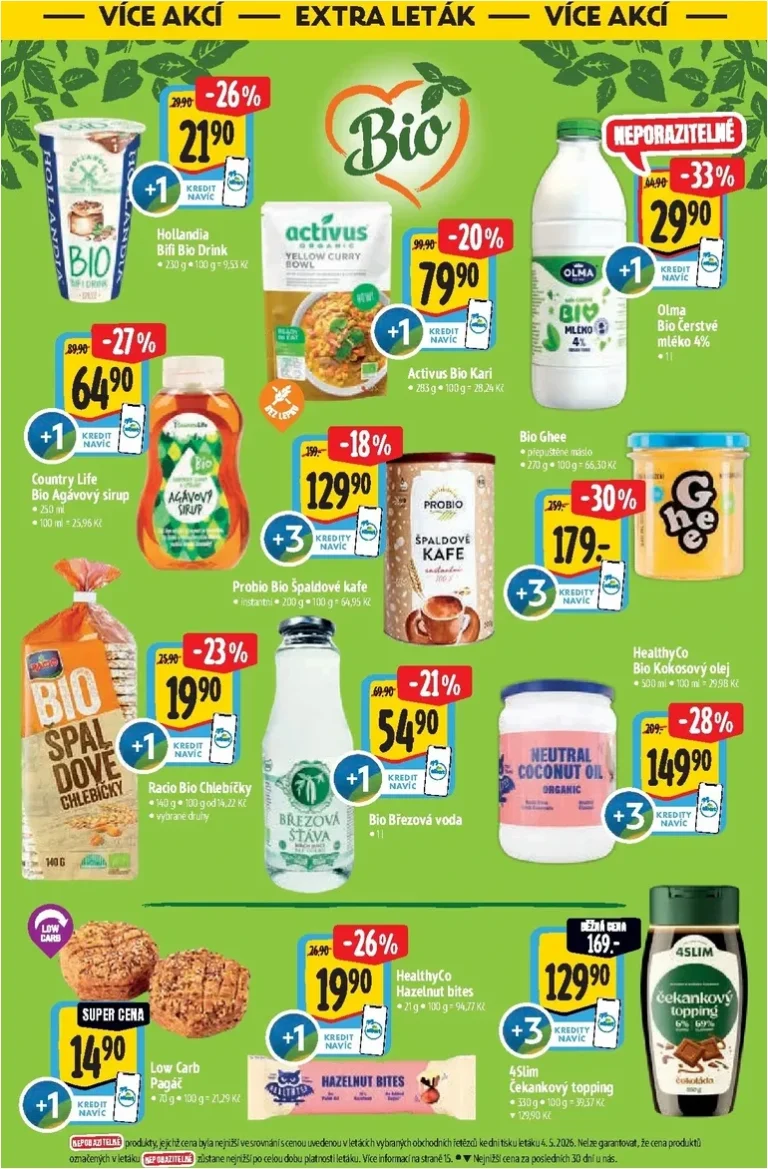 Akční leták Albert Supermarket – Bio platný od 13.05.2026 - strana 20