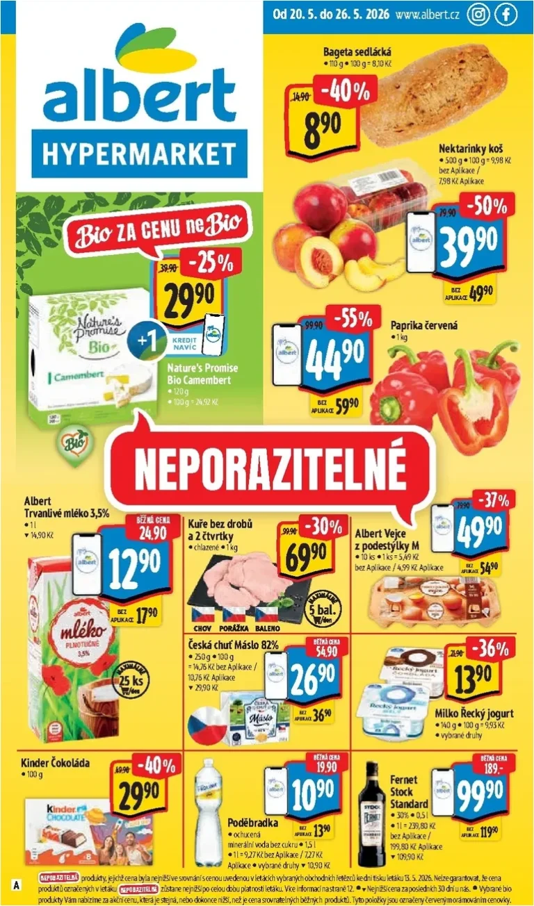 Akční leták Albert Hypermarket platný od 20.05.2026 - strana 1