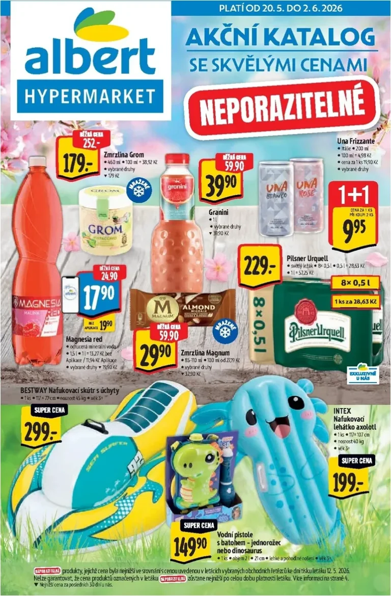 Akční leták Albert Hypermarket – Akční katalog platný od 20.05.2026 - strana 1