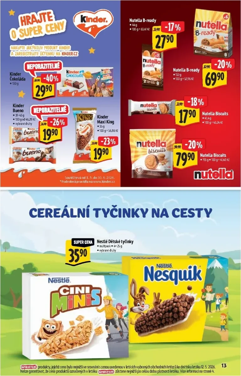 Akční leták Albert Hypermarket – Akční katalog platný od 20.05.2026 - strana 13