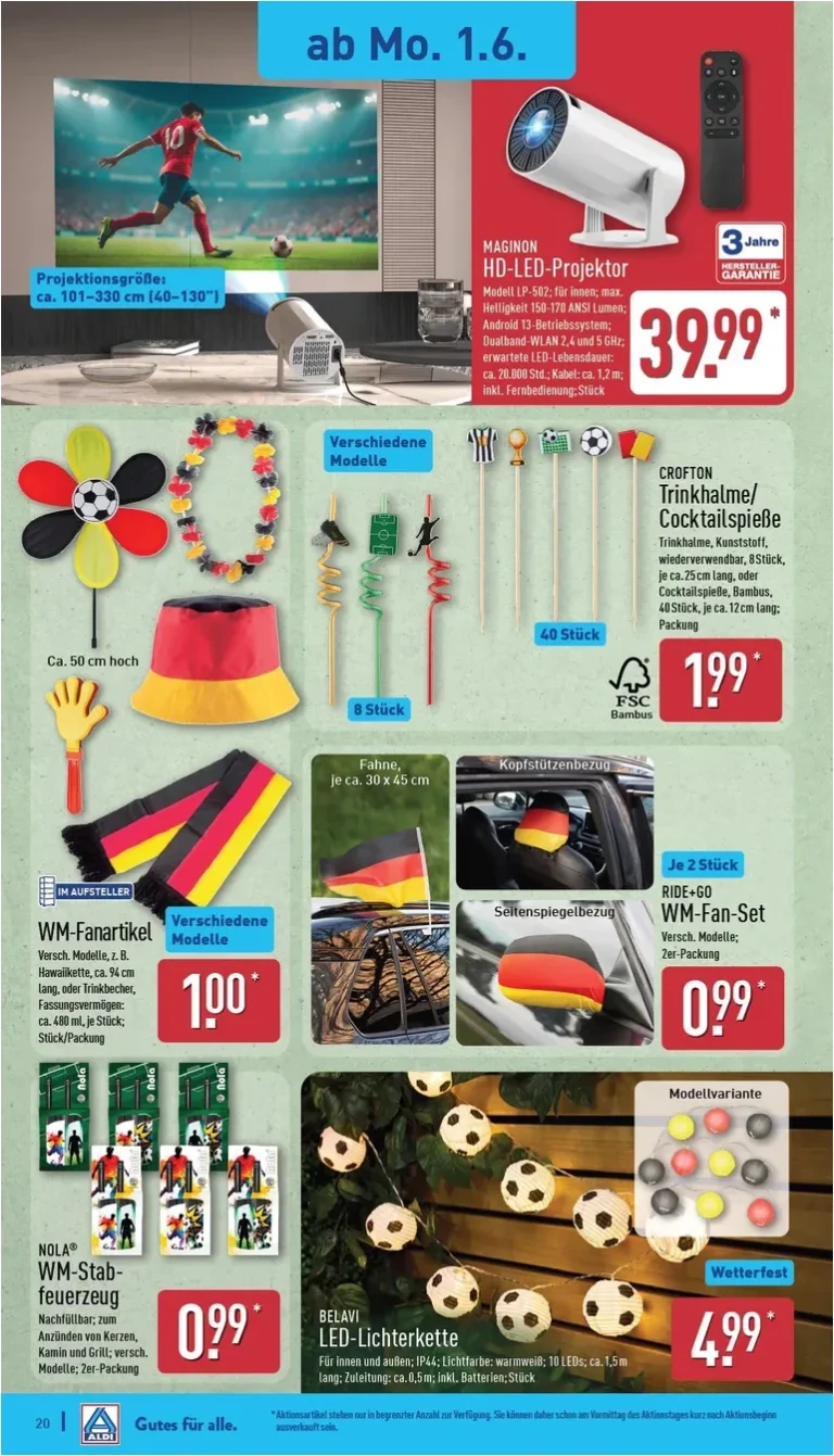 Nejnovější Aldi Nord Německo leták platný od 01.06.2026 ⭐ - strana 20