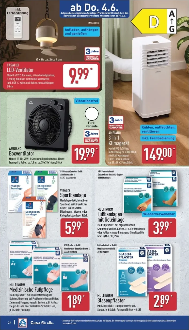 Nejnovější Aldi Nord Německo leták platný od 01.06.2026 ⭐ - strana 24