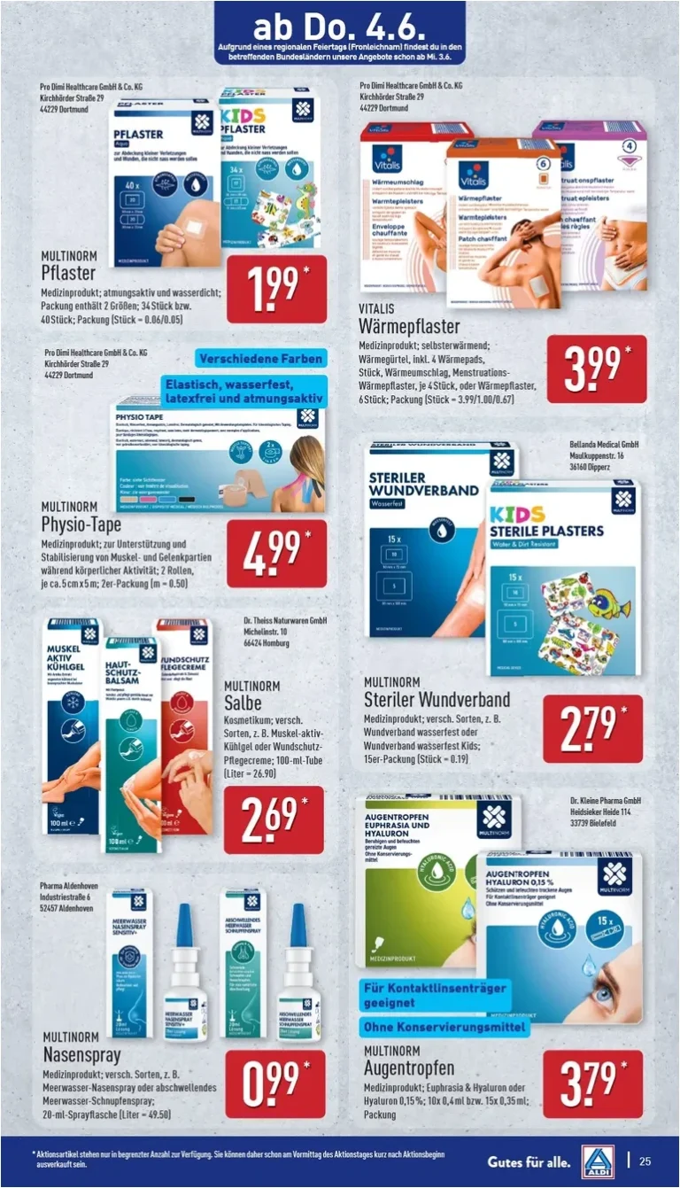 Nejnovější Aldi Nord Německo leták platný od 01.06.2026 ⭐ - strana 25