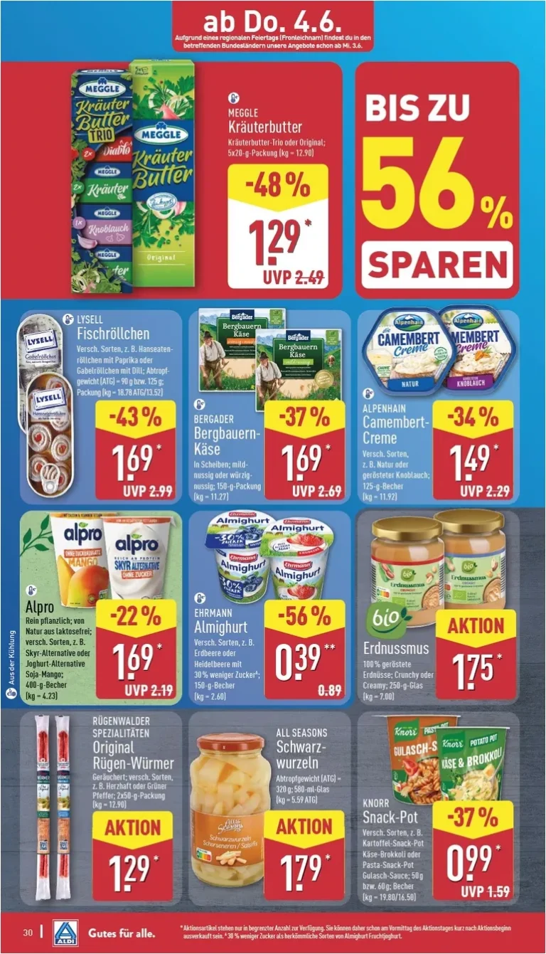 Nejnovější Aldi Nord Německo leták platný od 01.06.2026 ⭐ - strana 30
