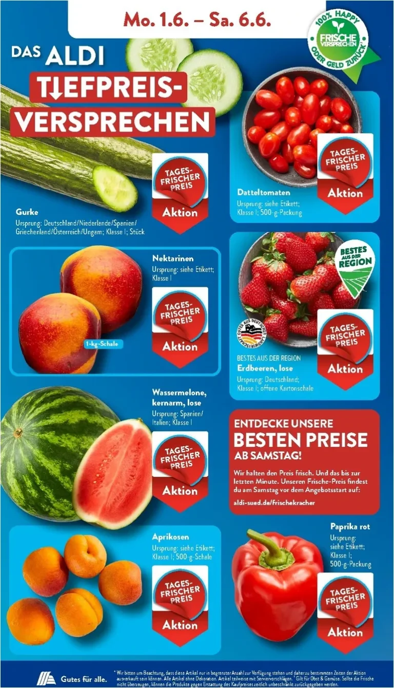 Nejnovější Aldi Süd Německo – ALDI SÜD Prospekt: aktuelle Angebote leták platný od 01.06.2026 ⭐ - strana 3