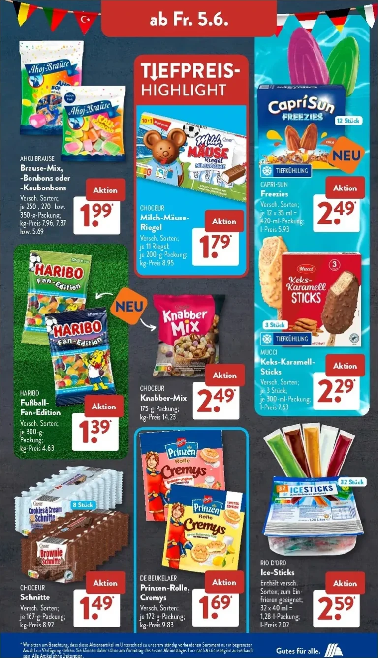 Nejnovější Aldi Süd Německo – ALDI SÜD Prospekt: aktuelle Angebote leták platný od 01.06.2026 ⭐ - strana 22