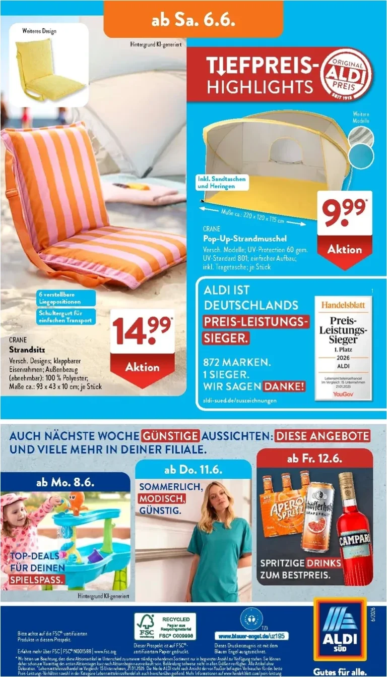Nejnovější Aldi Süd Německo leták platný od 01.06.2026 ⭐ - strana 17