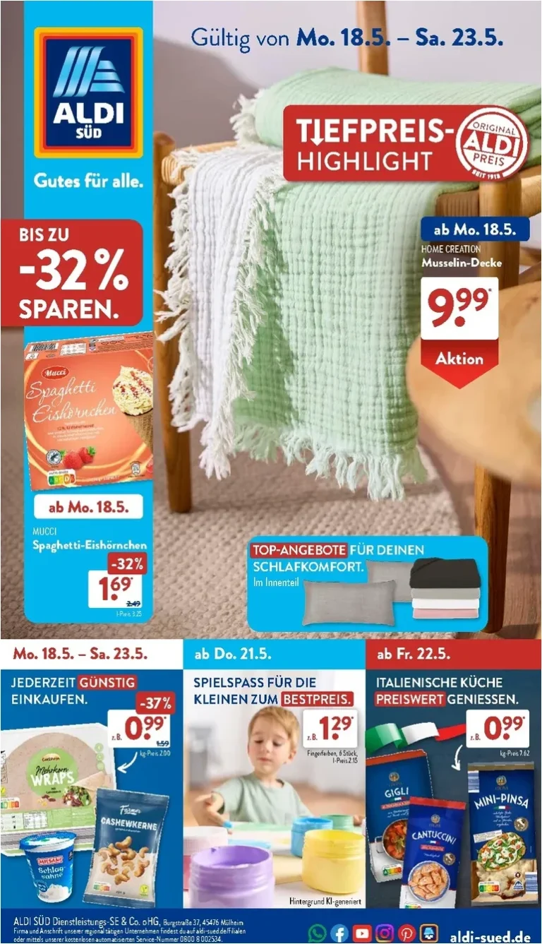 Akční leták Aldi Süd Německo platný od 18.05.2026 - strana 1