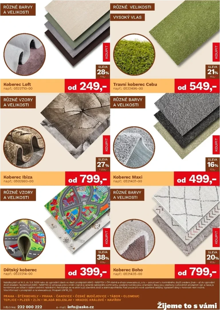 Akční leták ASKO NÁBYTEK – Bytové doplňky platný od 14.05.2026 - strana 5