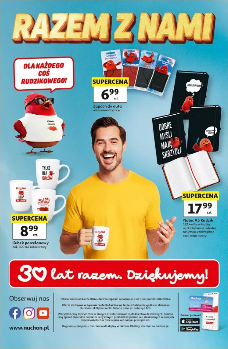 Akční leták Auchan Polsko – Gazetka Świętujcie Razem z Nami platný od 14.05.2026 - strana 3