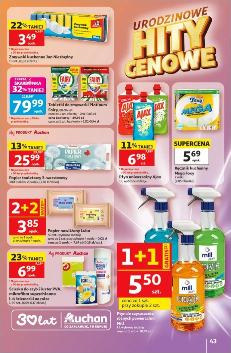 Akční leták Hipermarket Auchan Polsko platný od 21.05.2026 - strana 43