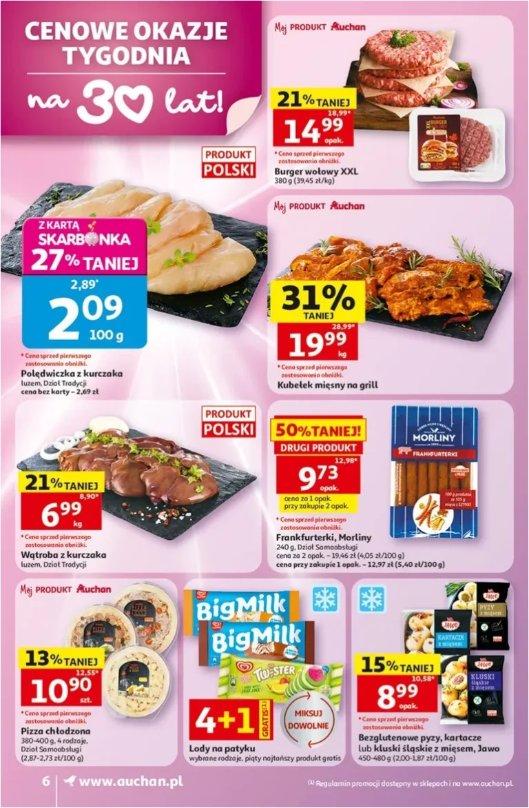 Nejnovější Supermarket Auchan Polsko leták platný od 28.05.2026 ⭐ - strana 6