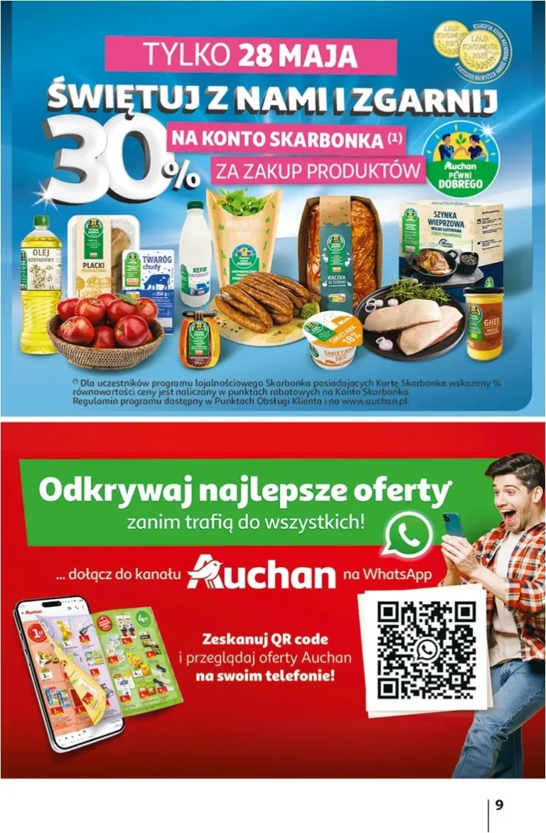 Nejnovější Hipermarket Auchan Polsko leták platný od 28.05.2026 ⭐ - strana 9