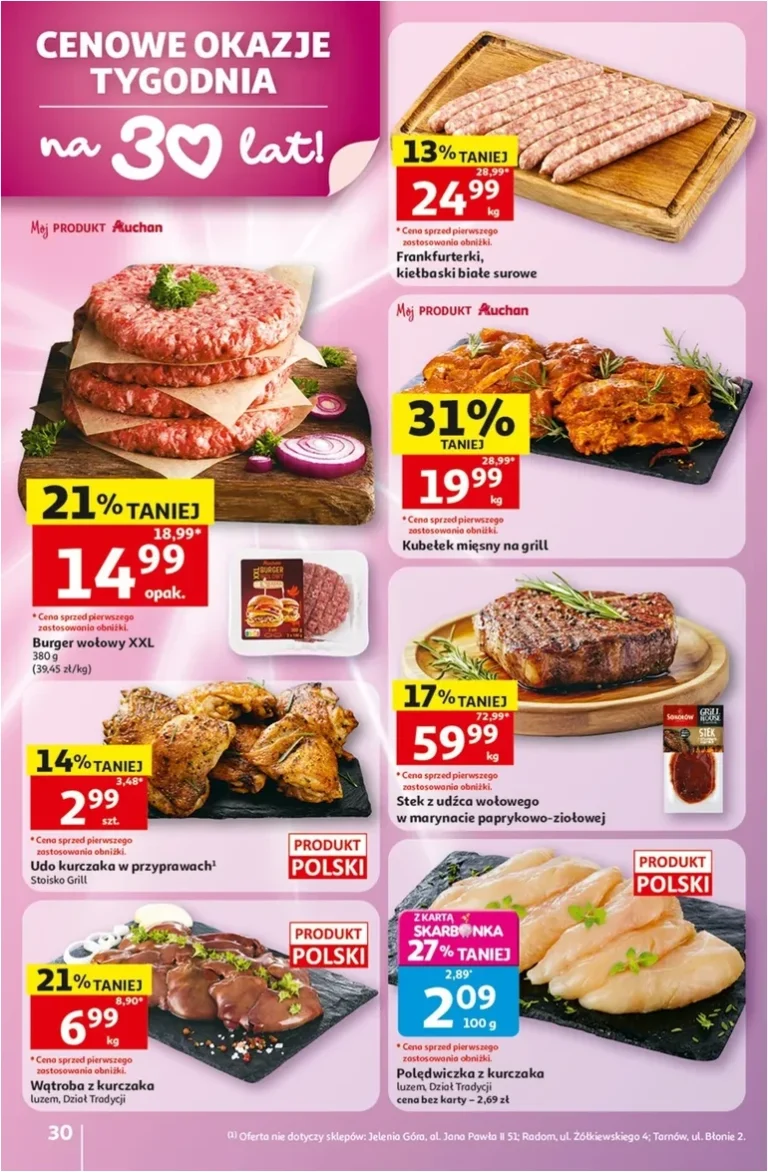 Nejnovější Hipermarket Auchan Polsko leták platný od 28.05.2026 ⭐ - strana 30