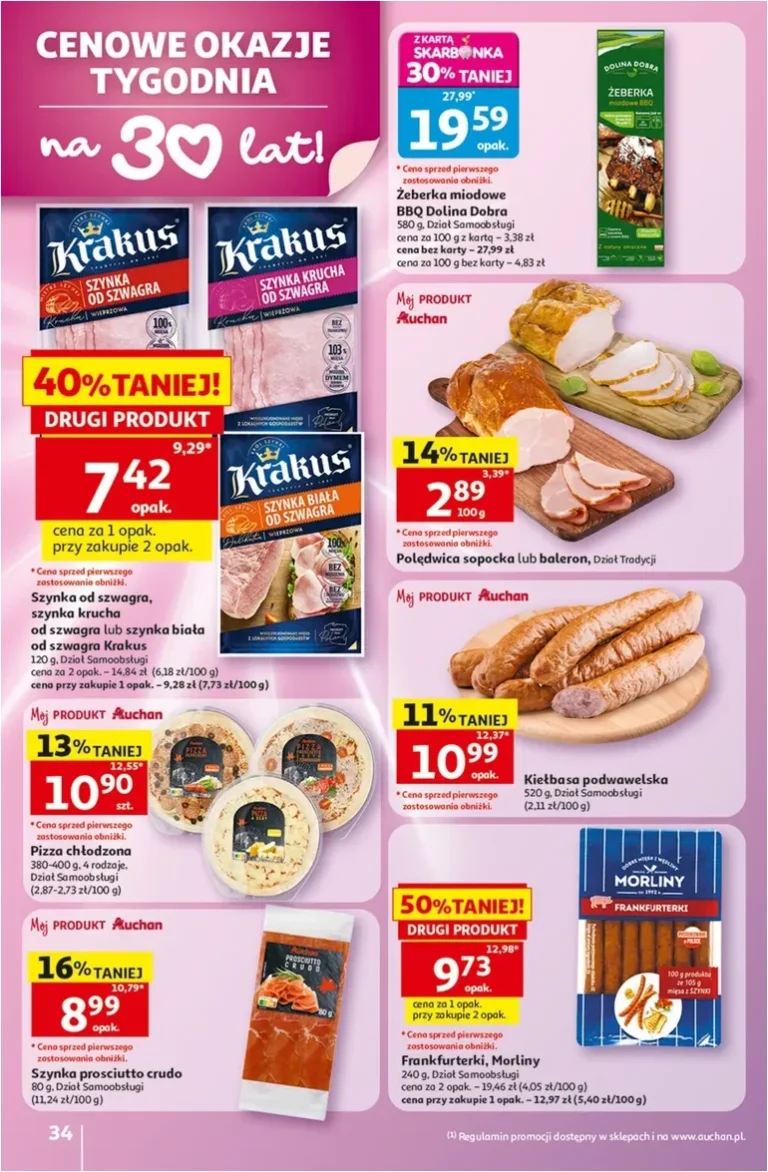 Nejnovější Hipermarket Auchan Polsko leták platný od 28.05.2026 ⭐ - strana 34
