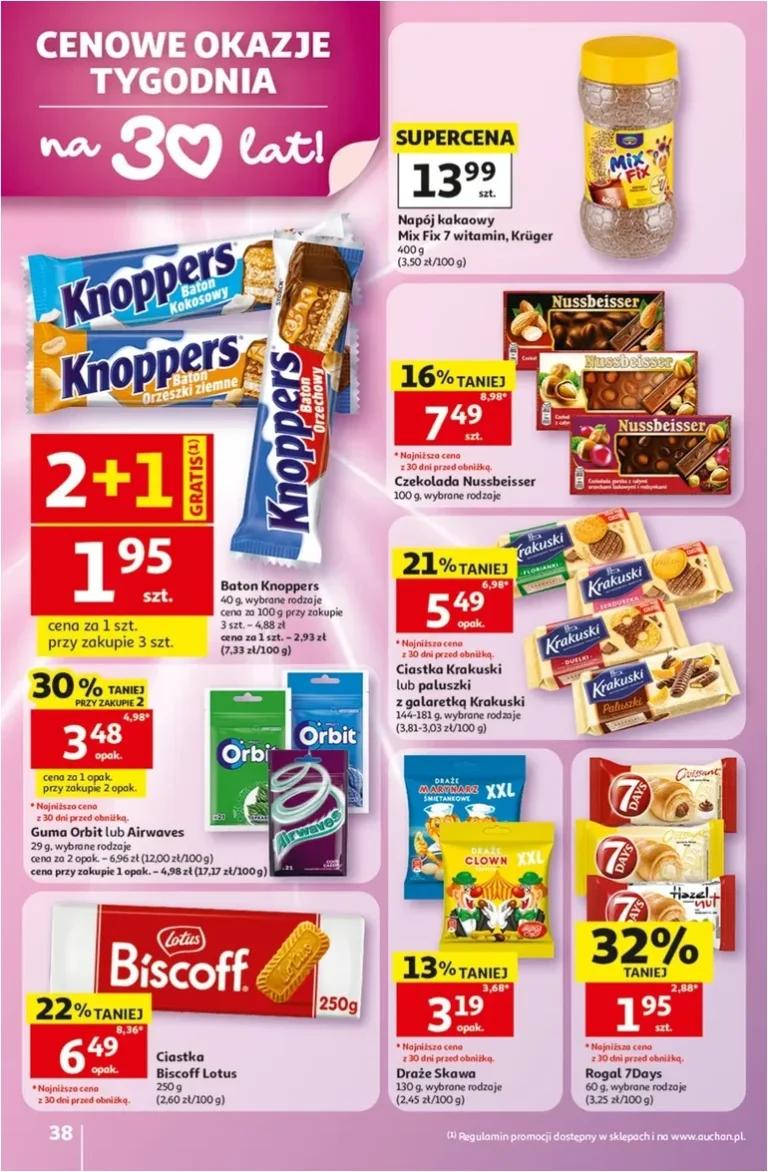 Nejnovější Hipermarket Auchan Polsko leták platný od 28.05.2026 ⭐ - strana 38