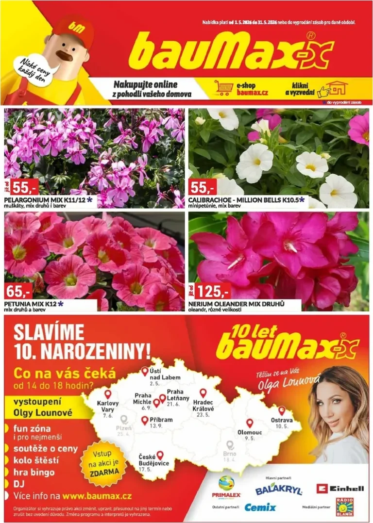 Akční leták Baumax – Zahrada platný od 01.05.2026 - strana 1