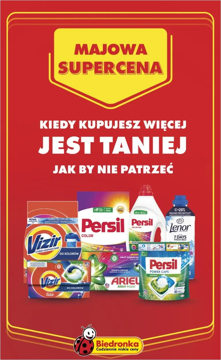 Akční leták Biedronka – Majowa supercena platný od 14.05.2026 - strana 1