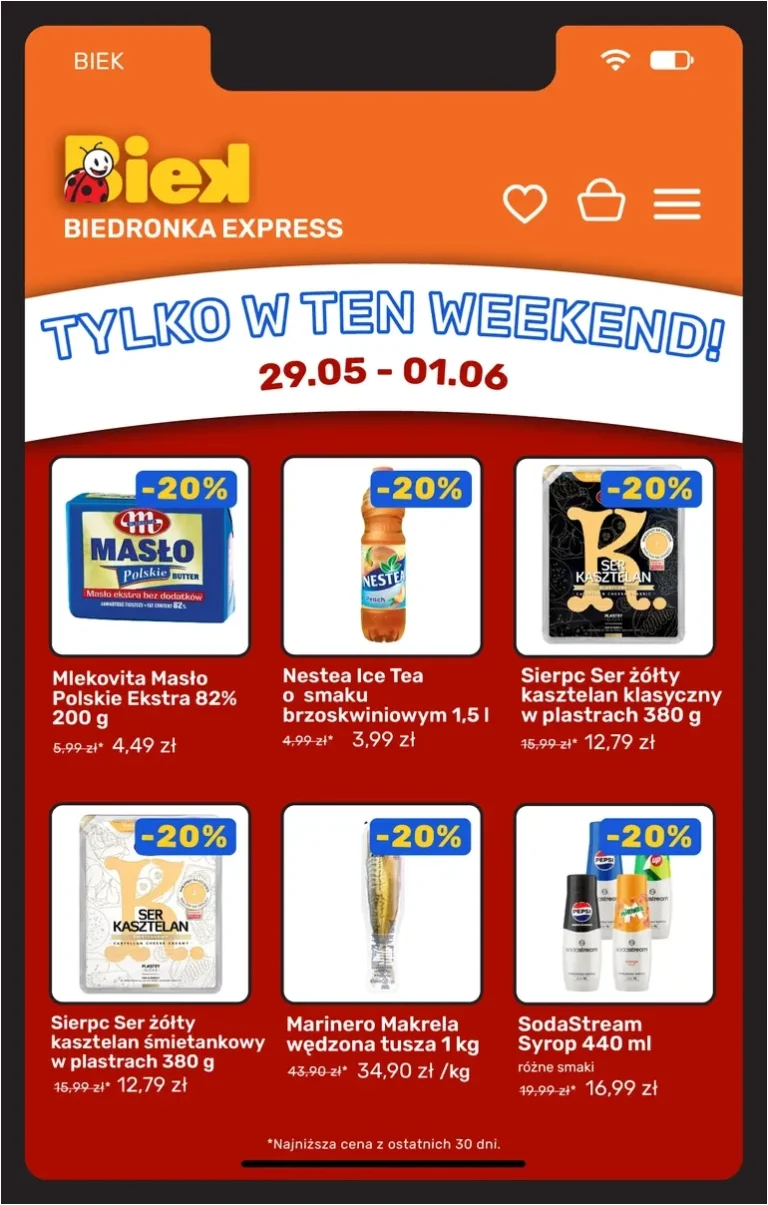 Akční leták Biedronka – Biek platný od 29.05.2026 - strana 6