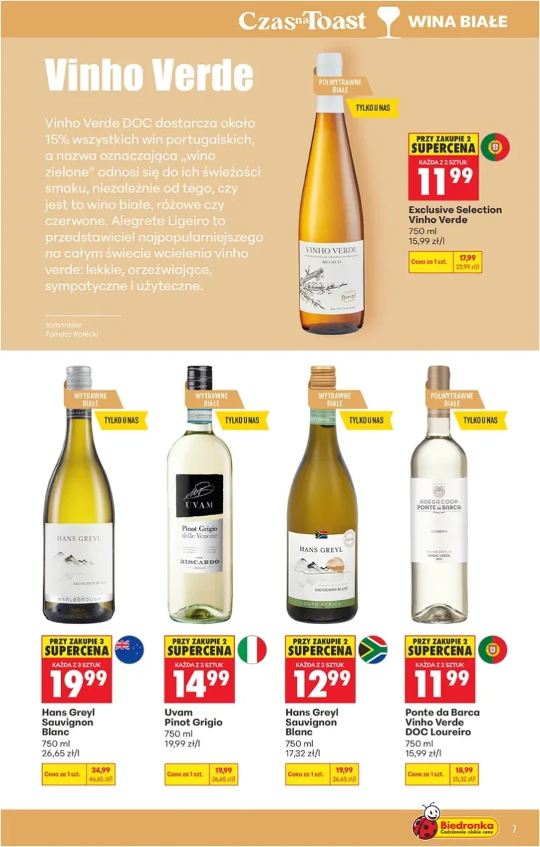 Akční leták Biedronka – Alkohol platný od 18.05.2026 - strana 7