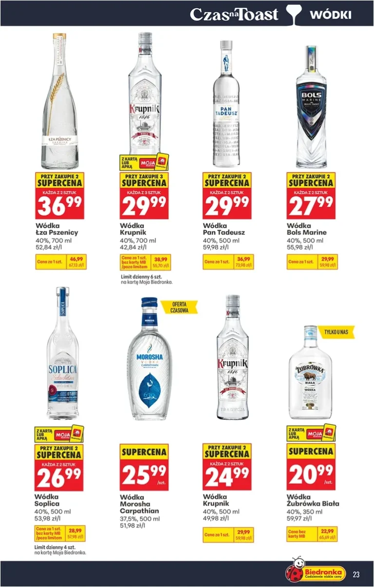 Akční leták Biedronka – Alkohol platný od 18.05.2026 - strana 23