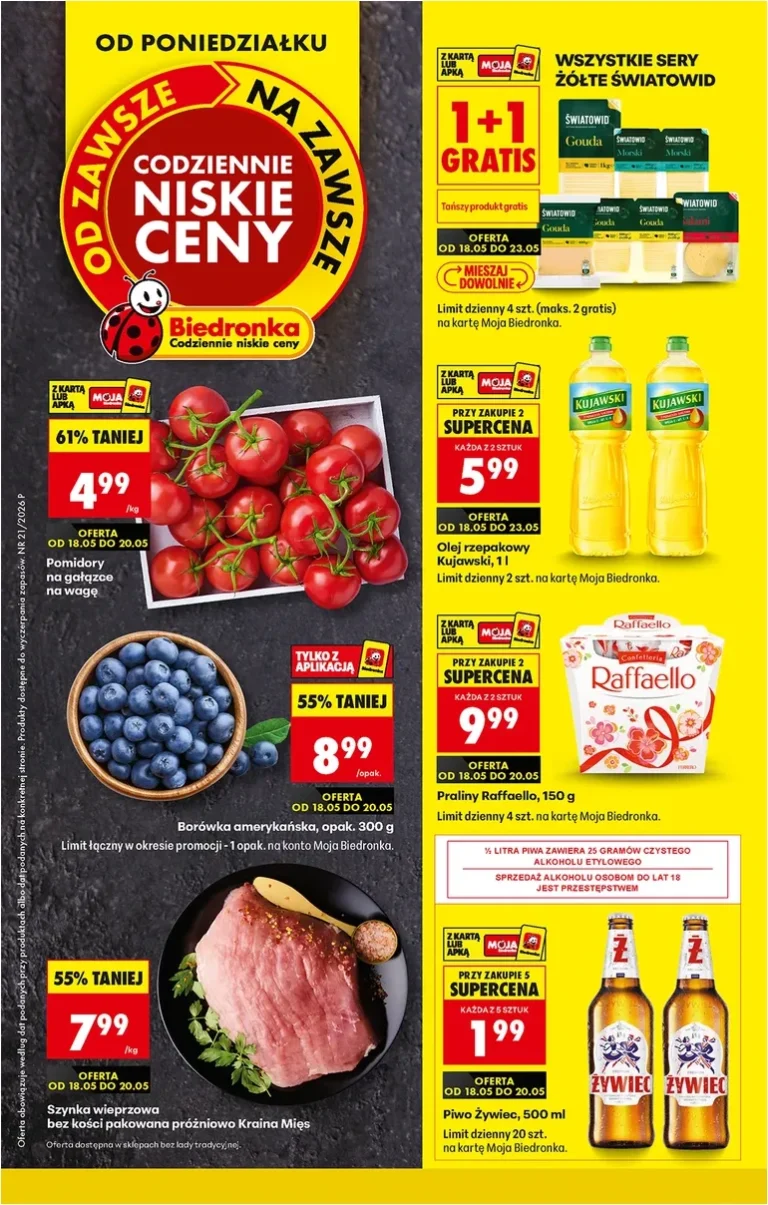 Akční leták Biedronka platný od 18.05.2026 - strana 1