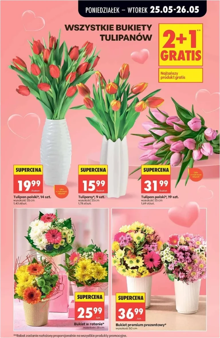 Akční leták Biedronka – Kwiaty na dzień matki platný od 25.05.2026 - strana 1