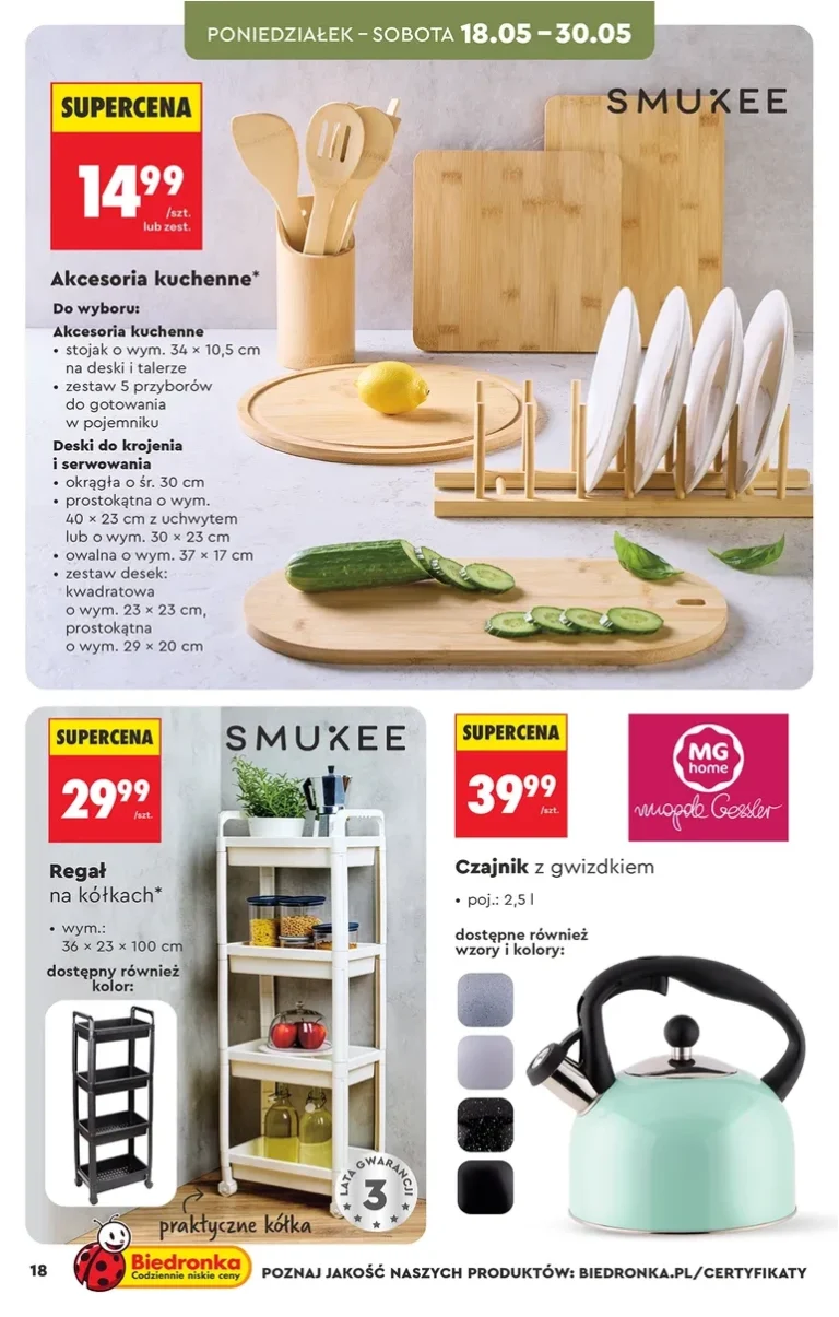 Akční leták Biedronka – Hity i inspiracje platný od 16.05.2026 - strana 18