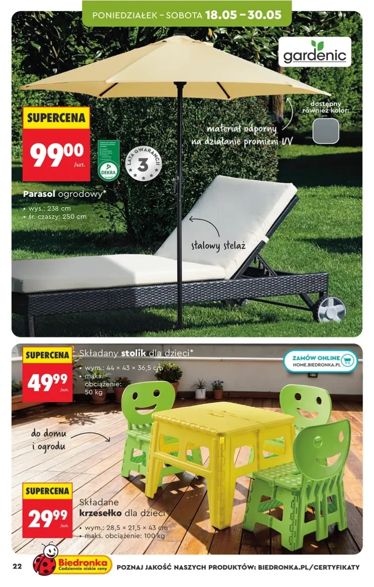 Akční leták Biedronka – Hity i inspiracje platný od 16.05.2026 - strana 22