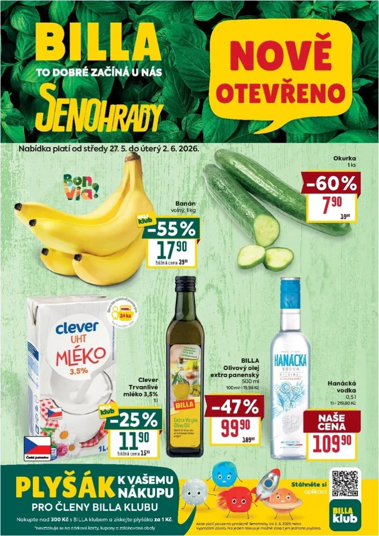 Akční leták Billa – Speciál: Senohraby platný od 27.05.2026 - strana 1