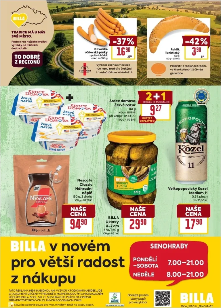 Akční leták Billa – Speciál: Senohraby platný od 27.05.2026 - strana 2
