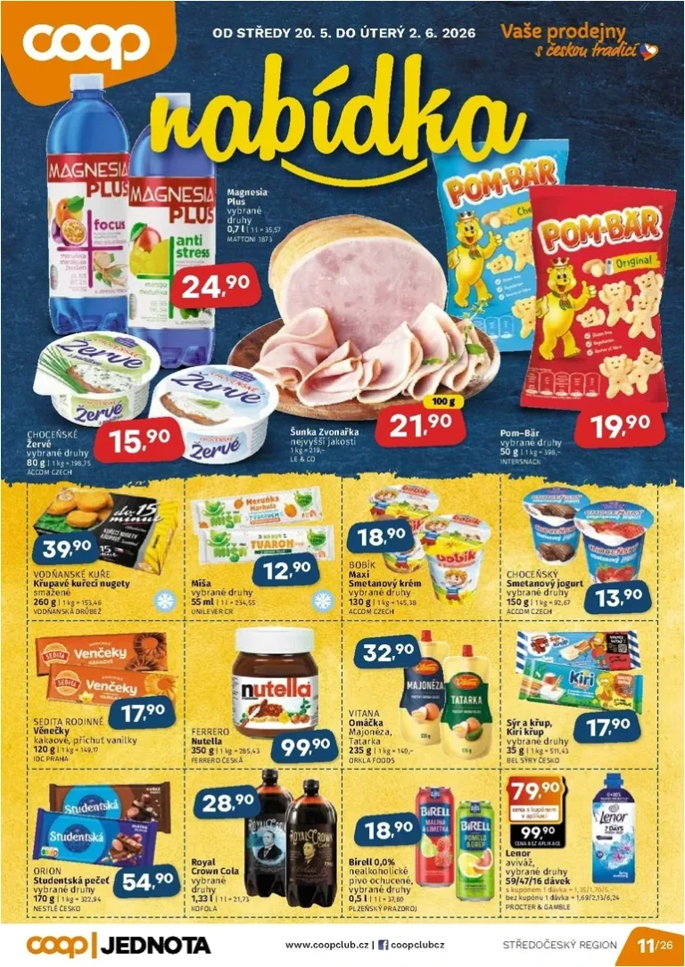 Akční leták Coop – Střední Čechy platný od 20.05.2026 - strana 1