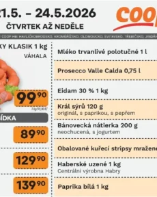 Akční leták Coop HB – Naše ceny platný od 21.05.2026