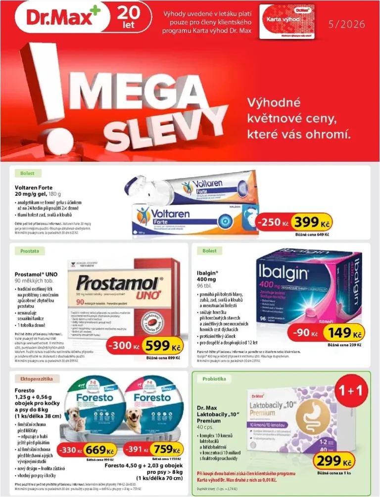Akční leták Dr. Max platný od 20.05.2026 - strana 1