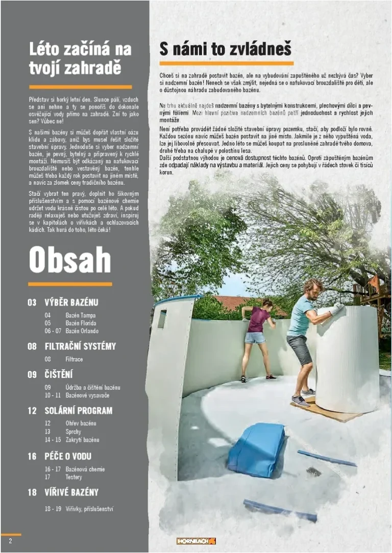 Akční leták HORNBACH – Bazény platný od 06.05.2026 - strana 2