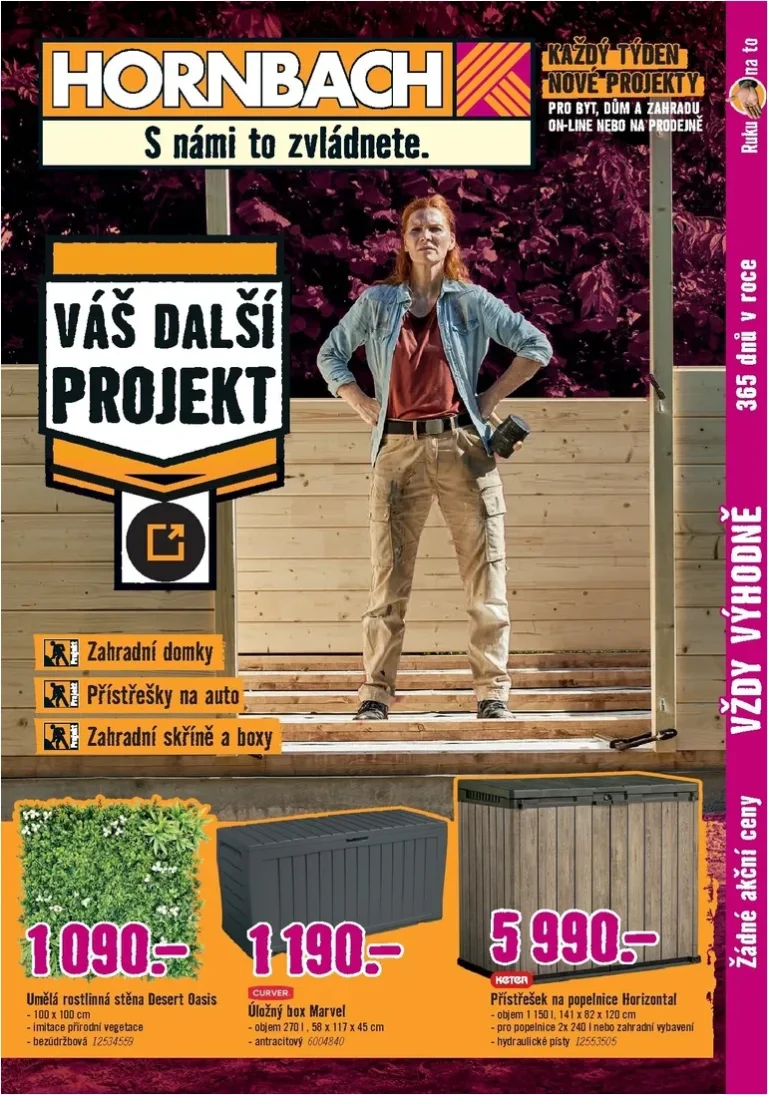 Akční leták Hornbach – Zahradní stavebniny platný od 27.05.2026 - strana 1