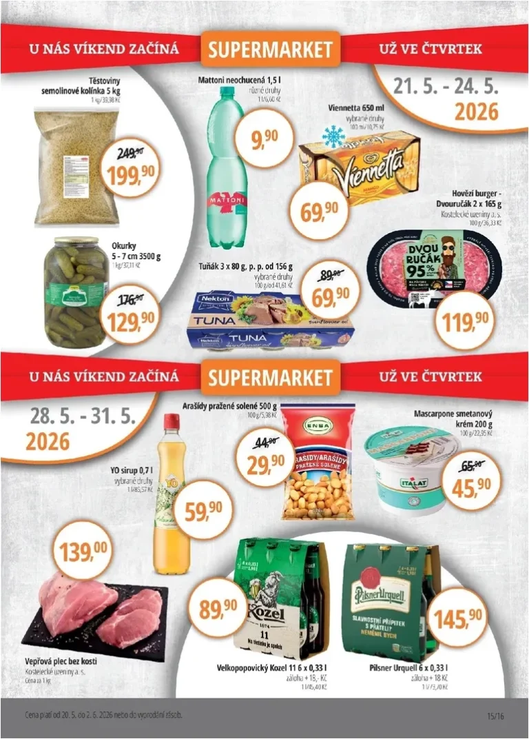 Akční leták Jednota Mikulov platný od 20.05.2026 - strana 15