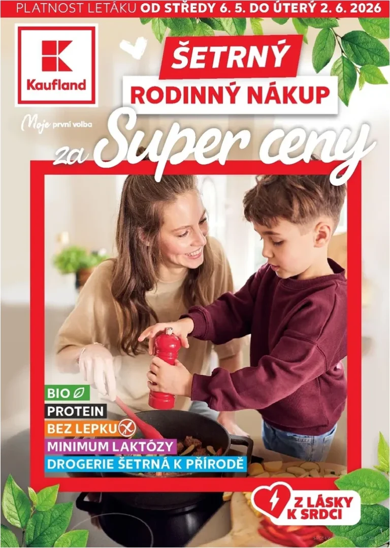 Akční leták Kaufland – Rodinný nákup platný od 06.05.2026 - strana 1