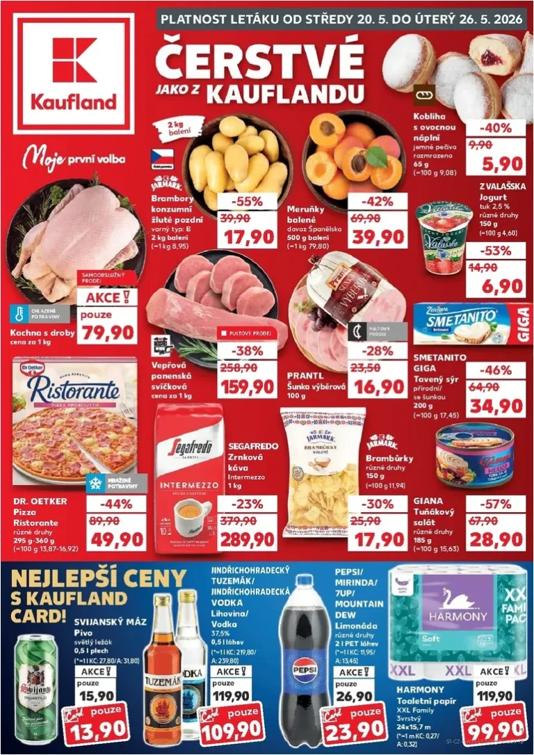 Akční leták Kaufland – Praha 4 platný od 20.05.2026 - strana 1