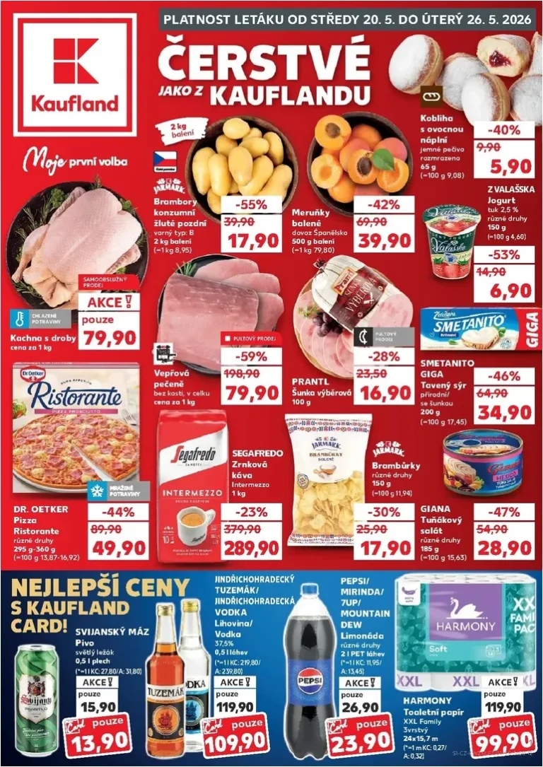 Akční leták Kaufland – Kolín platný od 20.05.2026 - strana 1