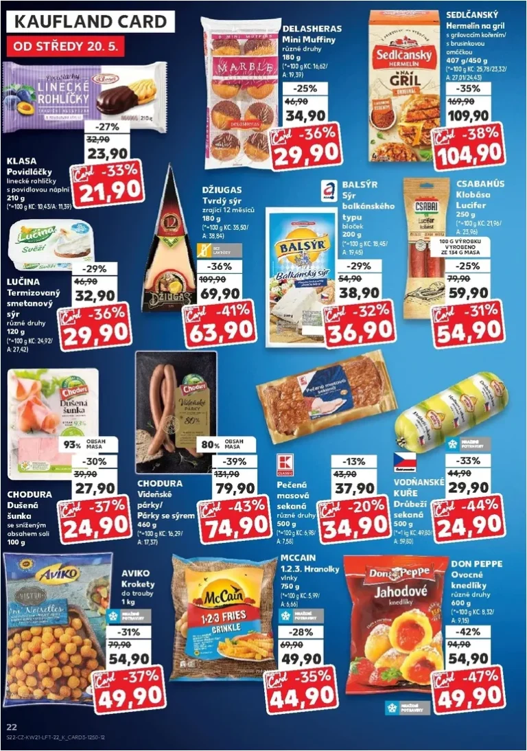 Akční leták Kaufland – Kolín platný od 20.05.2026 - strana 22