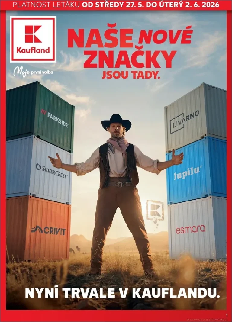 Nejnovější Kaufland – Naše nové značky leták platný od 27.05.2026 ⭐ - strana 1