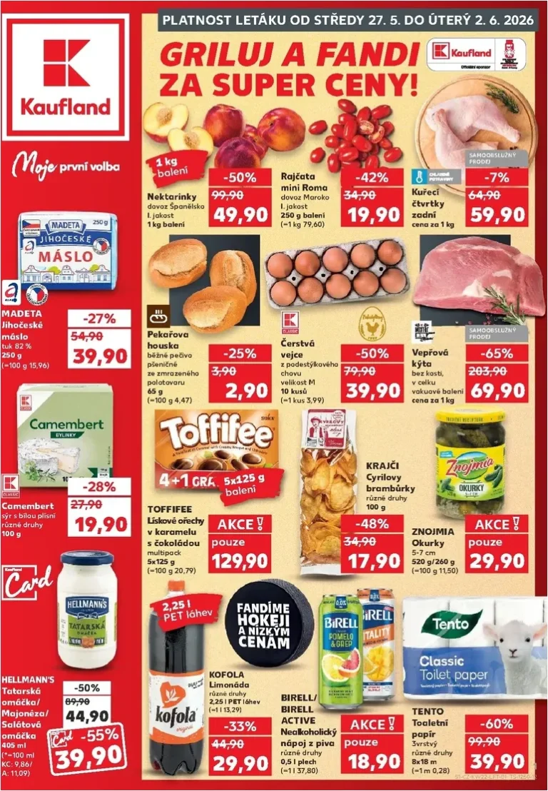 Nejnovější Kaufland – Kolín leták platný od 27.05.2026 ⭐ - strana 1